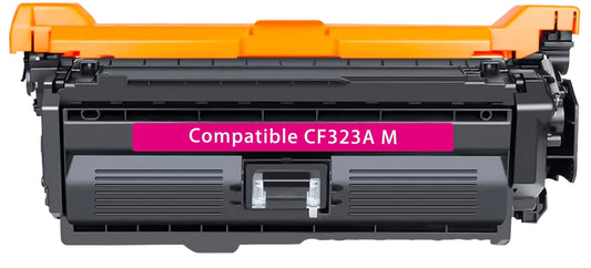 CF323A (653A) compatible magenta toner cartridge for HP Color LaserJet MFP M680 – high yield 16,000 pages, vibrant and professional-quality color printing