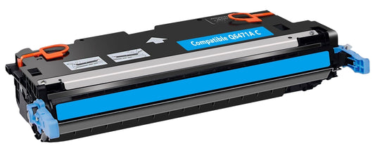 HP Q6471A compatible cyan toner cartridge, 4,000 pages for HP LaserJet Color 3600, delivering vibrant, professional-quality cyan prints.