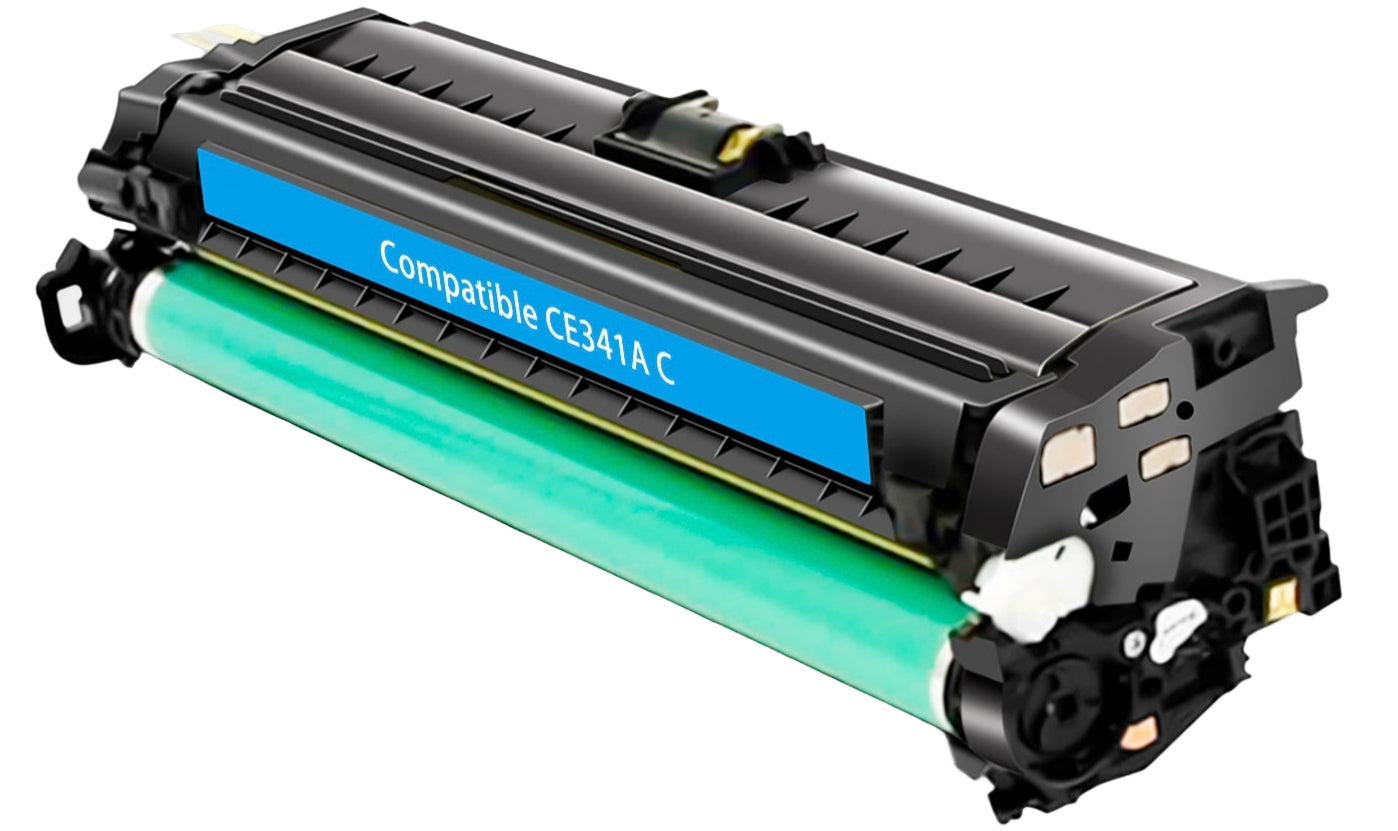 Compatible HP CE341A (651A) Cyan Toner Cartridge, 16,000 pages, for LaserJet Enterprise 700 Color MFP M775.