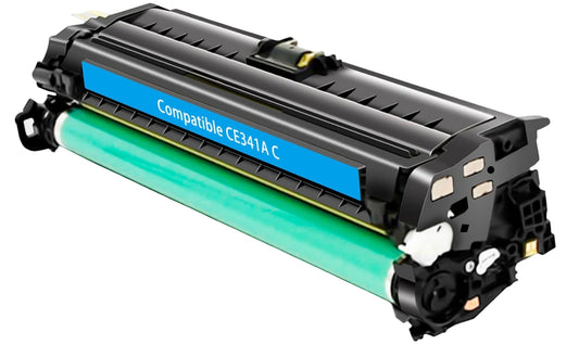Compatible HP CE341A (651A) Cyan Toner Cartridge, 16,000 pages, for LaserJet Enterprise 700 Color MFP M775.