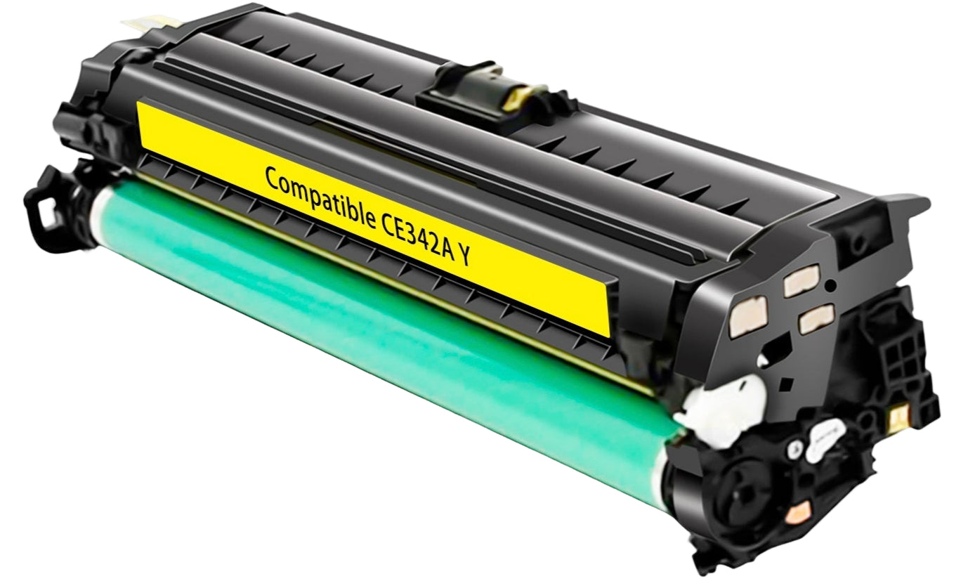 Compatible HP CE342A (651A) Yellow Toner Cartridge, 16,000 pages, for LaserJet Enterprise 700 Color MFP M775.