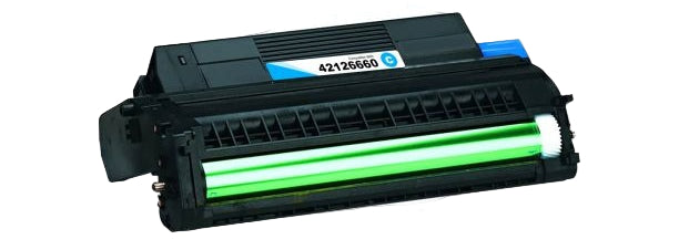 Cyan Drum Unit 42126660/42126603 compatible for Oki C3100, C3200, C3200n, C5100, C5200, C1220-Type C6, 15000 pages.
