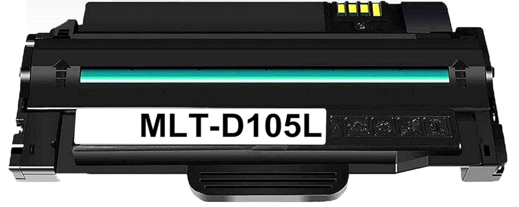 MLT-D105L Black Compatible Toner Cartridge for Samsung ML-2525W, SCX-4600, SCX-4623F, SF-650P – 2,500-page high-yield black toner.