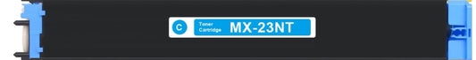MX-23NT Cyan compatible toner for Sharp MX-2310U, MX-2616N, MX-3111U, MX-3116N, 10,000 pages.