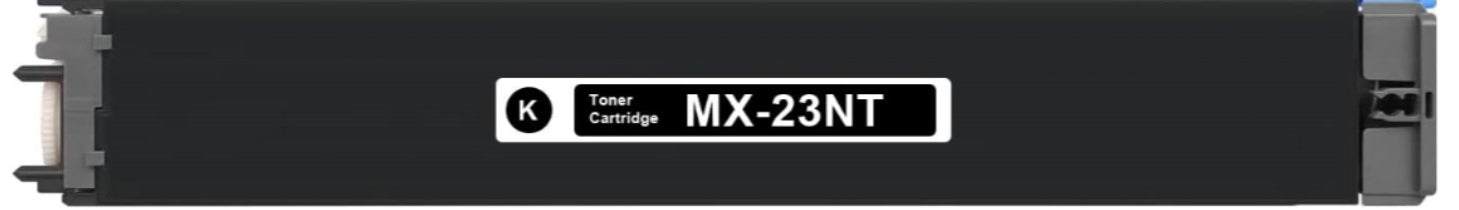 MX-23NT Black compatible toner for Sharp MX-2310U, MX-2616N, MX-3111U, MX-3116N, 18,000 pages.