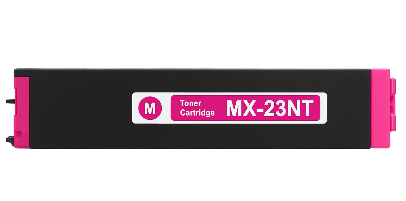 MX-23NT Magenta compatible toner for Sharp MX-2310U, MX-2616N, MX-3111U, MX-3116N, 10,000 pages.