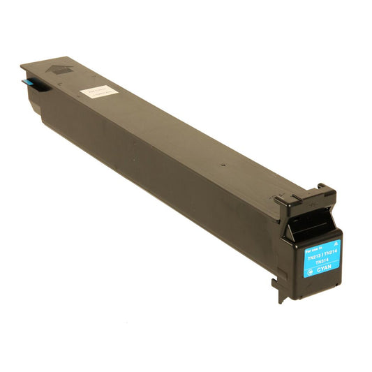 Toner Cartridge TN314/TN213/TN214 Cyan Compatible for Konica Minolta BizHub C200, C203, C253, C353 printers – high-yield 24,500 pages.