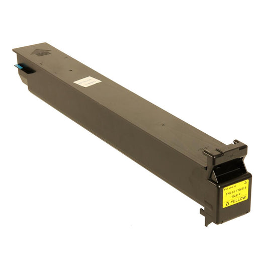 Toner Cartridge TN314/TN213/TN214 Yellow Compatible for Konica Minolta BizHub C200, C203, C253, C353 printers – high-yield 24,500 pages.