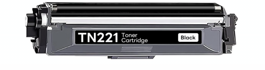 TN221 Black Toner Cartridge compatible with Brother HL-3140DW, HL-3170CDW, MFC-9130CW – 2,500 pages yield