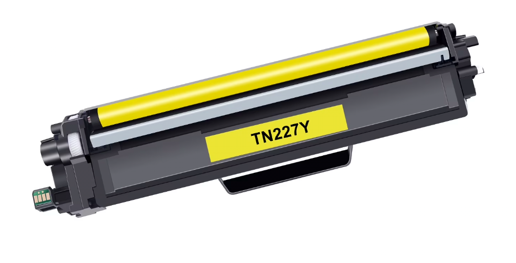 TN227/TN223 Yellow Toner Cartridge compatible with Brother HL-L3210, L3230, L3270, L3290, L3710, L3750, L3770 – 2,300 pages yield
