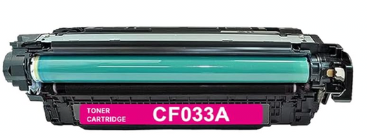 Toner Cartridge CF033A (646A) Magenta Compatible for HP Printer 12,500 pages