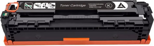 CF210X (131X) / CB540A (125A) / CE320A (128A) / CRG116 Black Compatible Toner Cartridge for HP LaserJet Color Pro 200, M251, M276, CP1215, CP1515 – 2,400 pages.