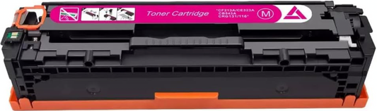 CF213A (131A) / CB543A / CE323A / CRG116 Magenta Compatible Toner Cartridge for HP LaserJet Color Pro 200, M251, M276, CP1215, CP1515 – 1,800 pages.