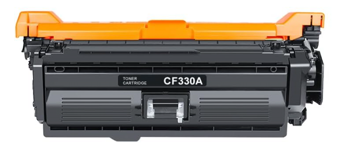 HP CF330A (654A) compatible black toner cartridge, high-yield 11,500 pages for HP Color LaserJet M651, delivering sharp, professional-quality prints.