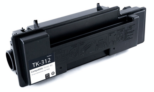 Toner Cartridge TK-312 Black Compatible for Kyocera FS-2000D, 3820N, 3830N, 4000DN printers – high-yield 10,500 pages, crisp and professional-quality prints.
