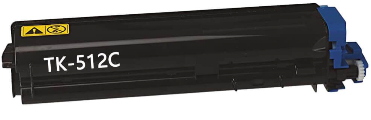 Toner Cartridge TK-512 Cyan Compatible for Kyocera FS-C5020, C5025, C5030 printers – high-yield 8,000 pages, vibrant and professional-quality color prints.