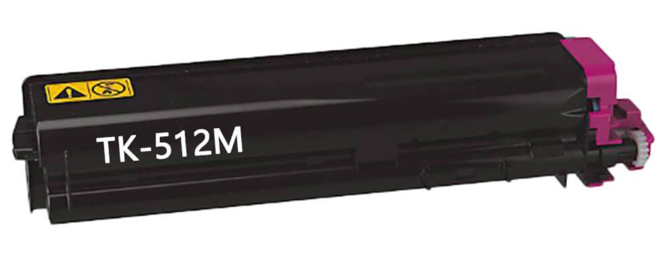 Toner Cartridge TK-512 Magenta Compatible for Kyocera FS-C5020, C5025, C5030 printers – high-yield 8,000 pages, vibrant and professional-quality color prints.