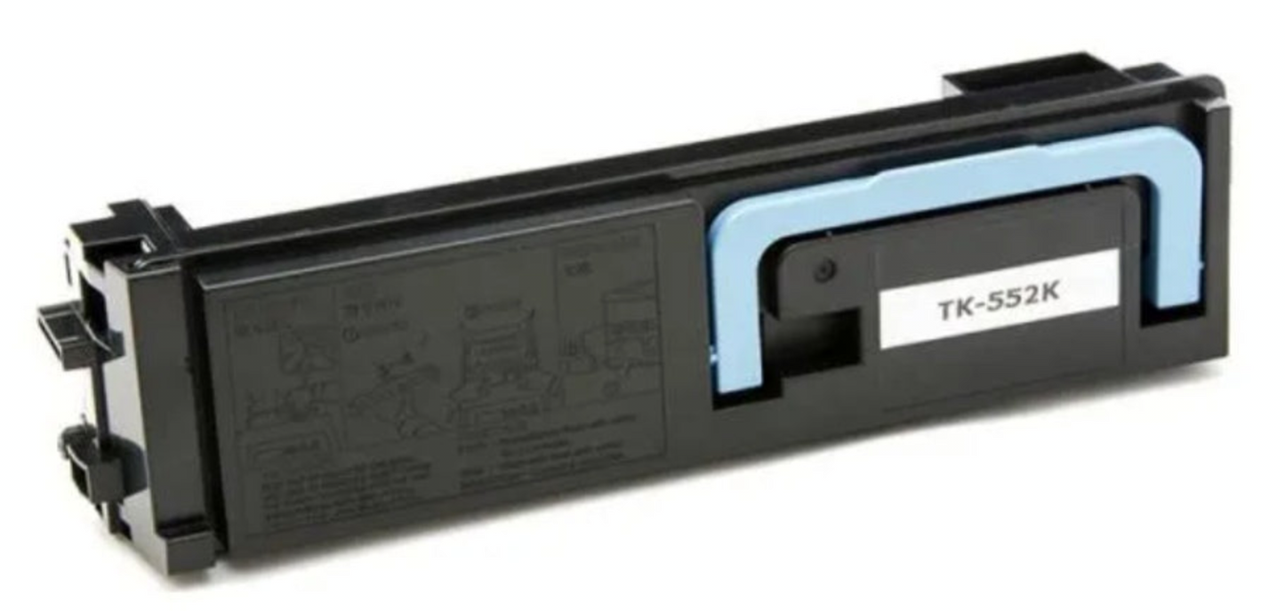TK-552 black compatible toner cartridge for Kyocera FS-C5200 and FS-C5200DN printers, 7,000-page yield.