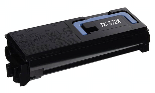TK-572 Black Toner Cartridge Compatible for Kyocera FS-C5400, C5400DN, P7035CDN, 16,000 pages yield, sharp and reliable black-and-white prints.