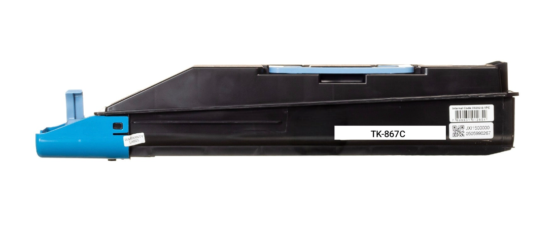 TK-867 Cyan Toner Cartridge Compatible for Kyocera Taskalfa 250ci, 300ci, high-yield 12,000 pages, delivers bright and reliable cyan prints.