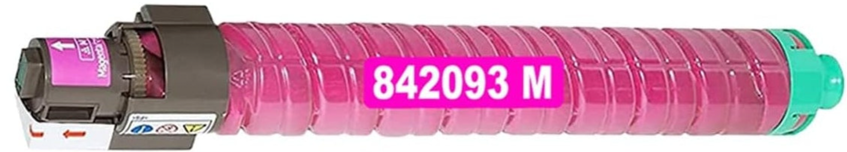C406-842093 Magenta Compatible Toner Cartridge for Ricoh Aficio MPC306, MPC306SPF, MPC307, MPC406, MPC406SPF – 6,000-page high-yield magenta toner.
