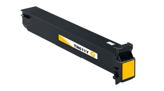 Konica Minolta TN611/TN411 Yellow Compatible Toner Cartridge