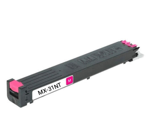 MX-31NT Magenta compatible toner for Sharp MX-2600N, MX-3100N, 15,000 pages.