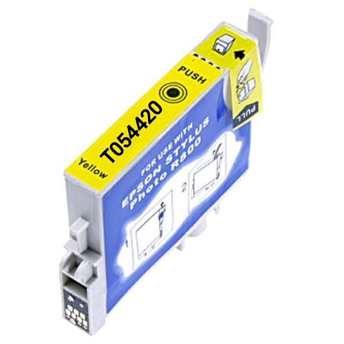 T054420 Yellow Compatible Epson Ink Cartridge, 400-page yield.
