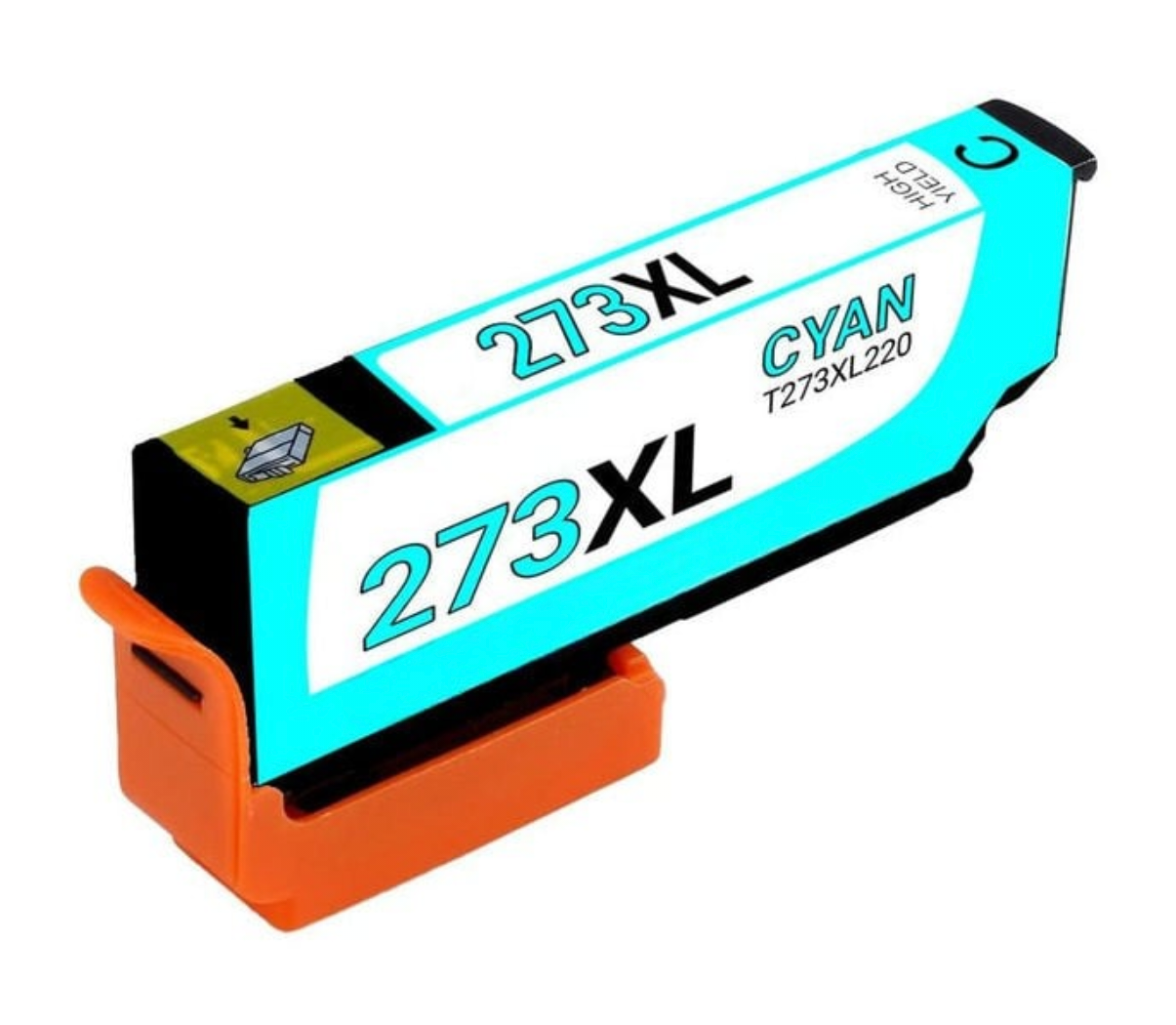 T273XL220 Cyan Ink Cartridge – Compatible with Epson Expression Premium XP-610 Printer, High-Yield 650 Pages, Vibrant & Reliable Color