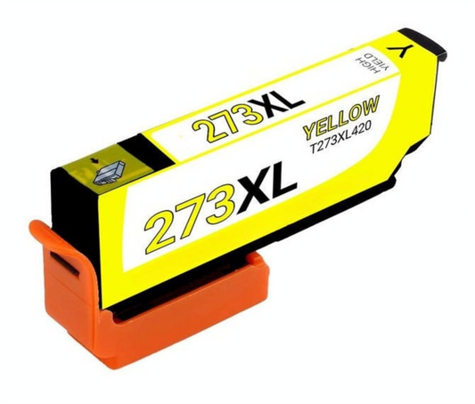 T273XL420 Yellow Ink Cartridge – Compatible with Epson Expression Premium XP-610 Printer, High-Yield 650 Pages, Vibrant & Reliable Color