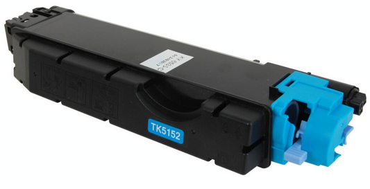 TK-5152 Cyan Compatible Toner Cartridge for Kyocera ECOSYS M6035CIDN, M6535CIDN, P6035CDN – 10,000-page high-yield cyan toner.
