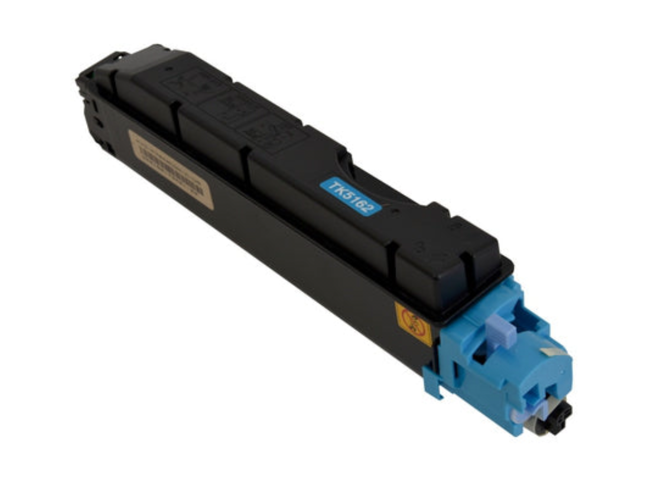 TK-5162 Cyan toner cartridge compatible with Kyocera ECOSYS P7040CDN printer, 12,000-page yield.