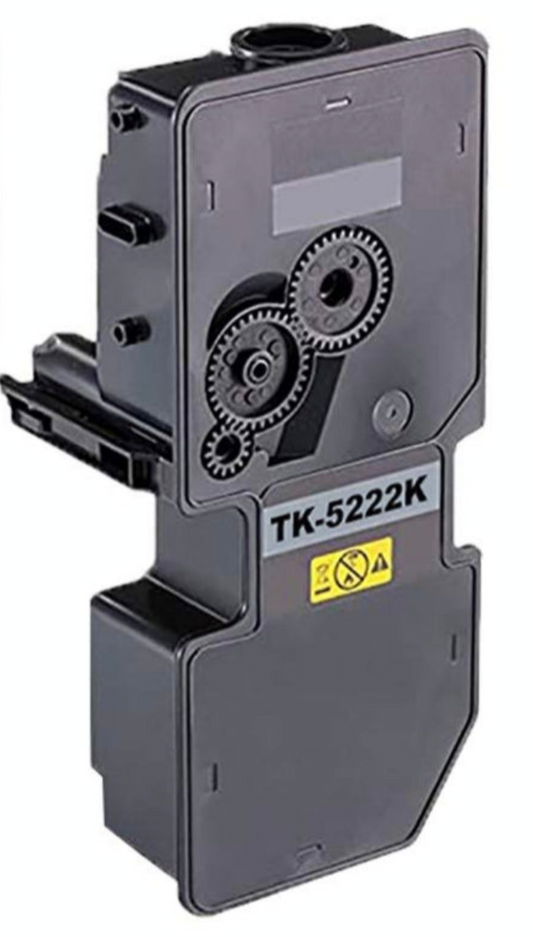 TK-5222 Black Compatible Toner Cartridge for Kyocera ECOSYS P5021CDN, P5021CDW, M5521CDN, M5521CDW – 1,200-page high-quality black toner.