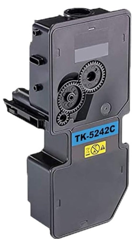 Compatible TK-5242 Cyan toner for Kyocera ECOSYS P5026cdn, P5026cdw, M5526cdn, M5526cdw.