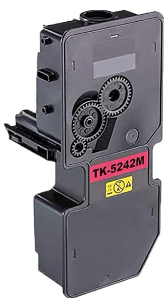 Compatible TK-5242 Magenta toner for Kyocera ECOSYS P5026cdn, P5026cdw, M5526cdn, M5526cdw.