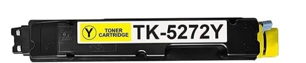 TK-5272 Yellow Compatible Toner Cartridge for Kyocera ECOSYS P6230, M6230, M6630 – 6,000-page high-yield yellow toner.