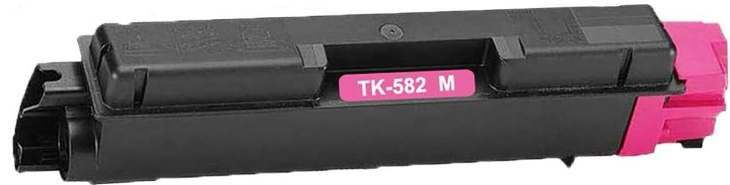 Compatible TK-582/583 Magenta toner cartridge for Kyocera printers FS-C5150DN and P6021cdn.