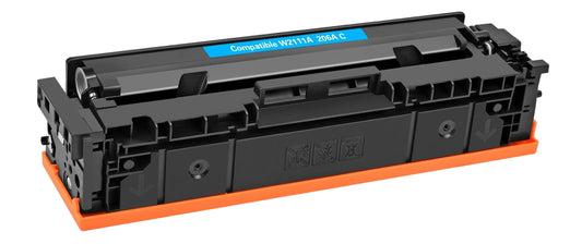 Compatible HP W2111A (206A) Cyan Toner Cartridge