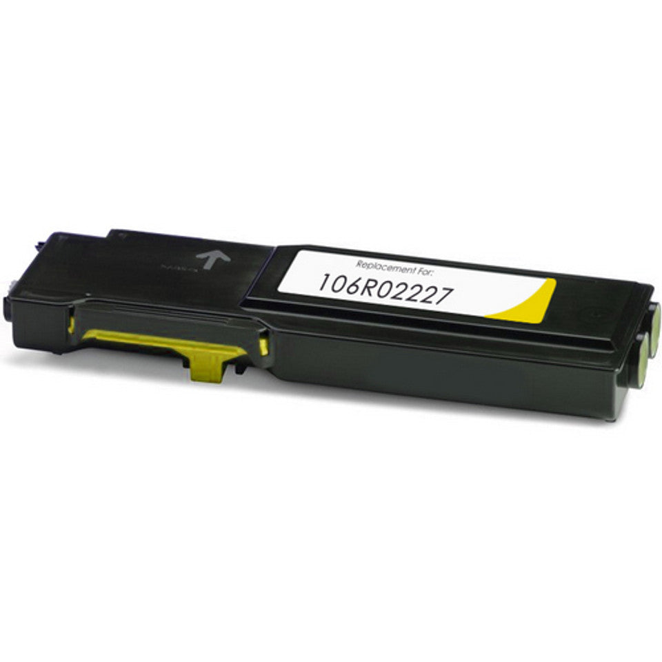 Yellow toner 106R02227 compatible with Xerox Phaser 6600 and WorkCentre 6605 printers.