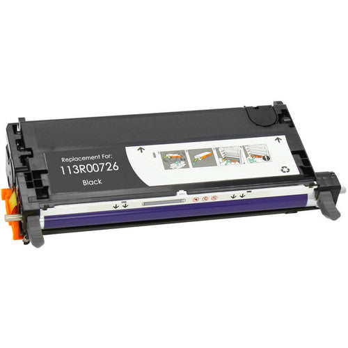 113R00726 Black Compatible Toner Cartridge for Xerox Phaser 6180 – 8,000-page high-yield black toner.