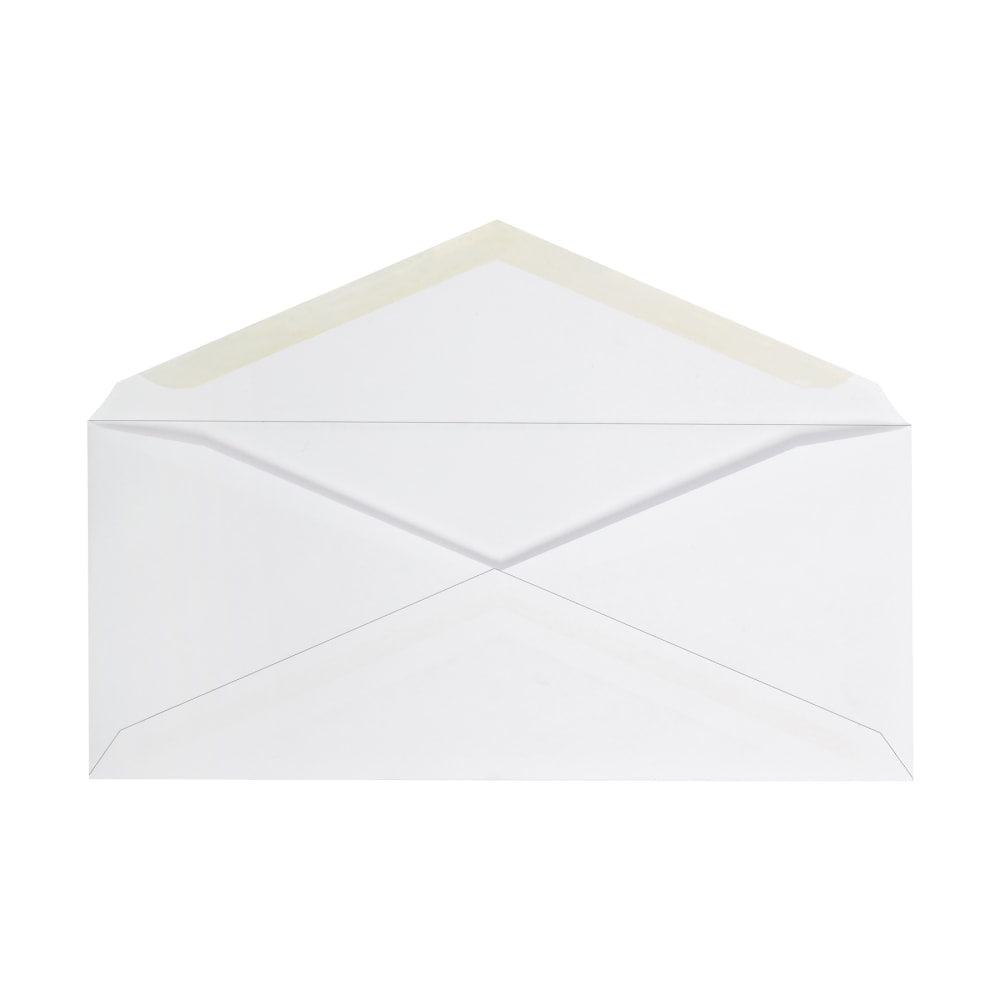 #9 Envelopes, 3-7/8" x 8-7/8", Gummed Seal, White, Box Of 500
