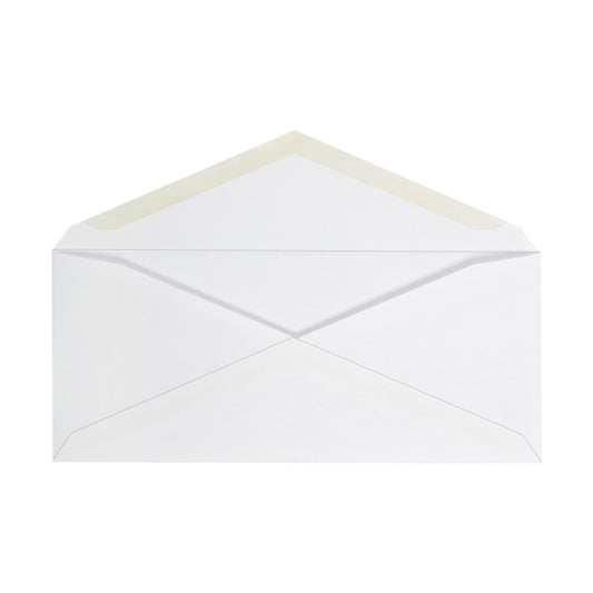 #9 Envelopes, 3-7/8" x 8-7/8", Gummed Seal, White, Box Of 500
