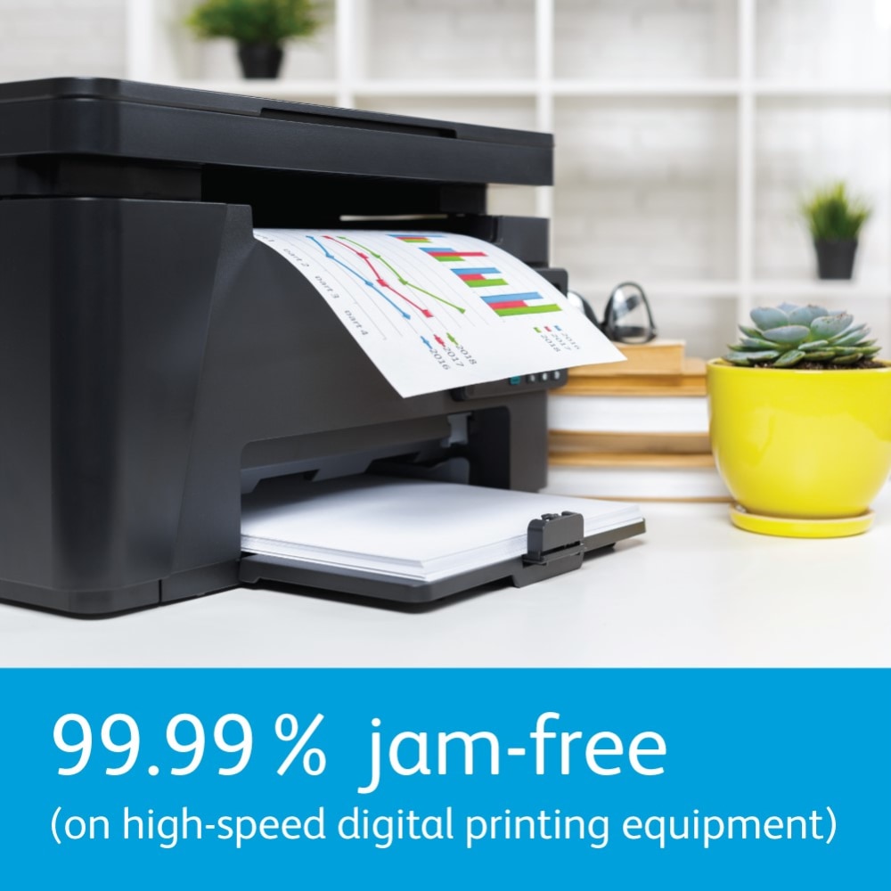 Xerox Vitality Multi-Use Printer & Copy Paper, White, Ledger (11" x 17"), 500 Sheets Per Ream, 20 Lb, 92 Brightness, FSC Certified