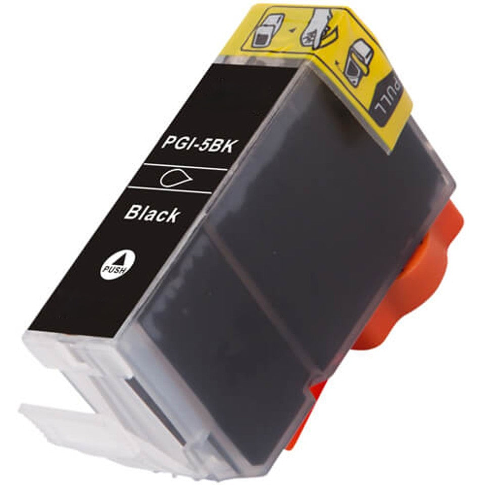 PGI-5 compatible black ink cartridge for Canon printers, delivering up to 360 pages of crisp, clear, and professional-quality black prints.