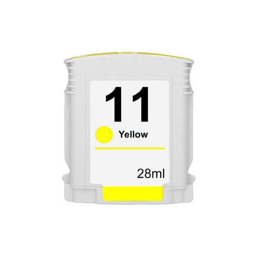 HP 11 yellow compatible ink cartridge, high-yield 1750 pages for INKJET 1000 and OFFICEJET 9100.