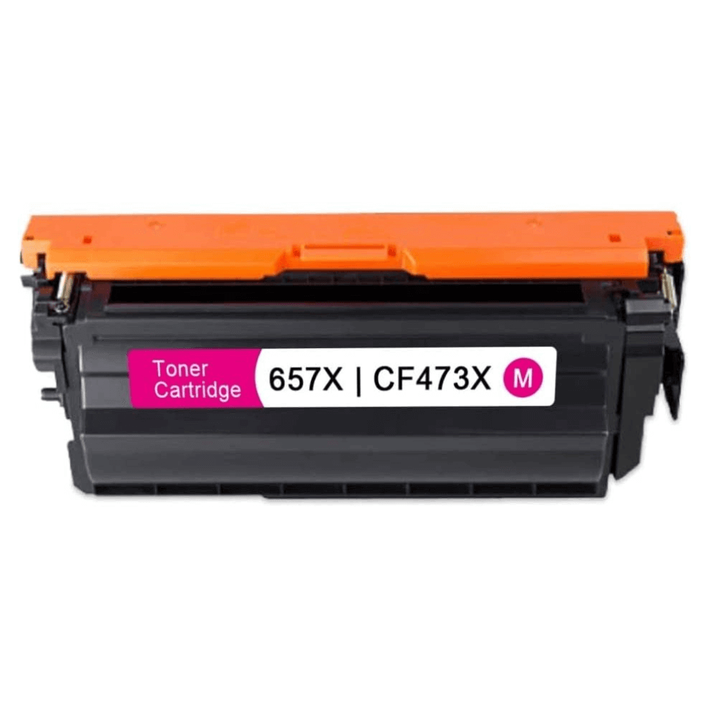 HP CF473X (673X) compatible magenta toner cartridge, extra high-yield 23,000 pages for HP Color LaserJet Enterprise Flow M681/M682, delivering vibrant, professional prints.