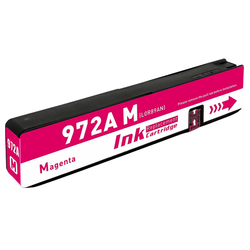 HP 972A Magenta Ink Cartridge Compatible for PageWide Pro 352, 377, 452, 477, 552, 577 – 3000 Pages