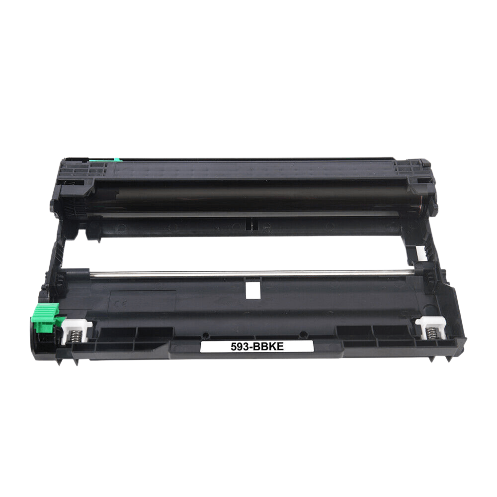 Compatible Dell 593-BBKE black drum unit, high-yield 12,000 pages for Dell E310DW, E514DW, E515DN, and E515DW printers, delivering sharp, reliable prints.