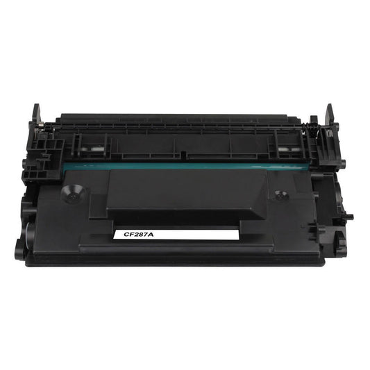 Compatible HP CF287A Black Toner Cartridge 9000 pages for LaserJet Enterprise M506DN, M506N, M506X, M527, M527DN printers.