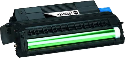Black Drum Unit 42126661/42126604 compatible for Oki C3100, C3200, C3200n, C5100, C5200, C1220-Type C6, 15000 pages.
